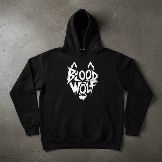 Blood Wolf Hoodie – 440 GSM Heavyweight Streetwear | Alpha Edition