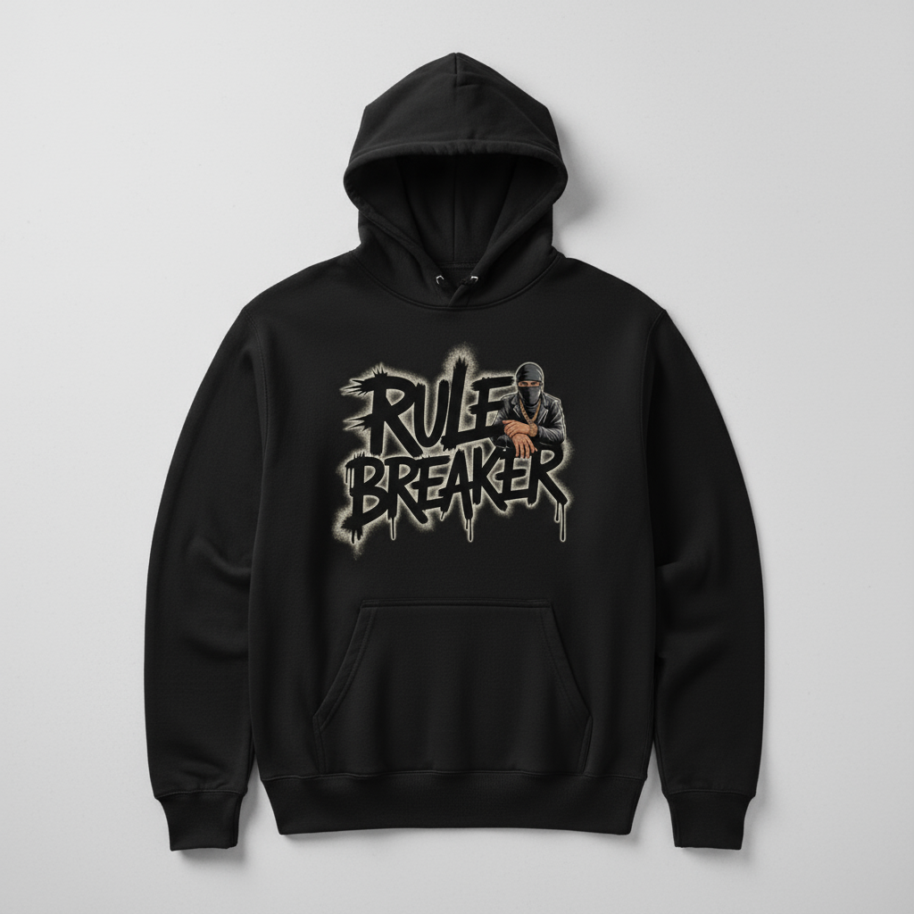 Rule Breaker Hoodie – Premium 440 GSM Heavyweight Streetwear